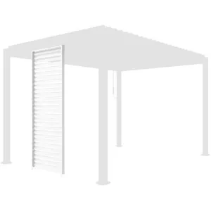 Claustra - SWEEEK - Triomphe - Persienne 100cm - Aluminium - Blanc pas cher
