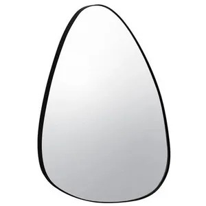 SWEEEK Miroir organique en métal noir HARVEY pas cher