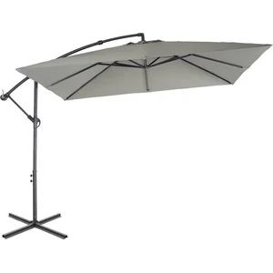 Comparateur de prix : sweeek - Zweefparasol vierkant 3x3m hardelot, excentrische mast, 8 bal...