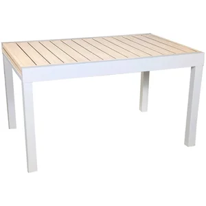 SWEEEK Table de jardin extensible aluminium 8 places Elora pas cher