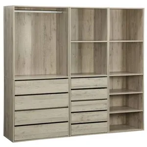 SWEEEK Kit dressing modulable décor bois 3 éléments pas cher