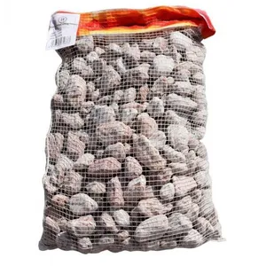 RACINE Paillage minéral Galet marbre rouge 25-40mm sac 20 kg - F-PAI070 pas cher