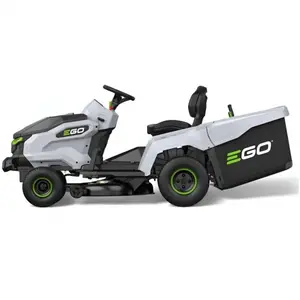 Tondeuse tracteur à batterie ego, Coupe 98 cm, Bac grande capacité, 4 batteries 10Ah et chargeur 1600W - TR3801E-B pas cher