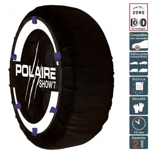 POLAIRE Chaussette neige ultra résistante montage facile pour pneu 170/60R365 ... pas cher