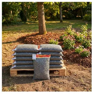 RACINE Paillage minéral ardoise noire 6/14mm 10 filets 20 kg - F-PAI081-10x20 pas cher