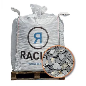 RACINE Paillage naturel ardoise grise 10-40 Big bag 500L - PRO434 pas cher