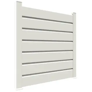 CLOSEA Kit Cloture - Lame 16cm - Pvc Blanc - Lg: 6m X H: 0m82 pas cher