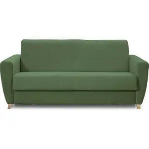 HOMIFAB Canapé Leandro 3PL Vert forêt