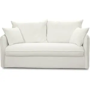 HOMIFAB Canapé Gina 3PL Ecru pas cher