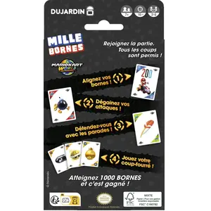 Dujardin MILLE BORNES POCKET - MARIO KART WORLD pas cher