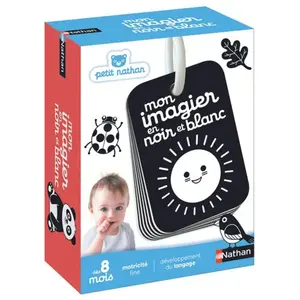 Jeu d'éveil Nathan Mon Premier Imagier Noir et Blanc pas cher