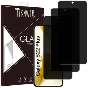 Tikawi x3 Verres trempés Anti-Espion 9H Samsung Galaxy S22 Plus (6.6')...Vendu parcdiscount