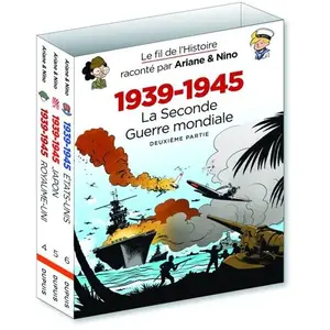 Dupuis Jeunesse 1939-1945 - La Seconde Guerre mondiale Deuxième partie: Le Japon dans la guerre jusqu'au bout ; Le Royaume-Uni, dernier rempart de l'Europe ; Les Etats-Unis débarquent pas cher