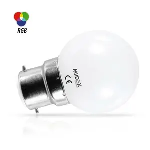 VISION-EL Ampoule led B22 1W rgb Multicolore Miidex Lighting®Vendu parmanomano