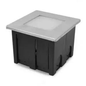 VISION-EL Miidex Lighting - Spot balise 230V carré encastrable led 1.5...Vendu parmanomano
