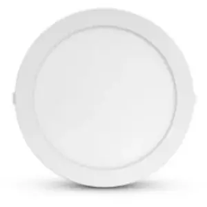 Vision-el - Plafonnier led slimy pc 24W Rond Ø300 mm Miidex Lighting® blanc-neutre-4000k - blanc pas cher