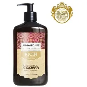 Arganicare Shampooing accélérateur de croissance à l'huile de ricin Bio. 400ml