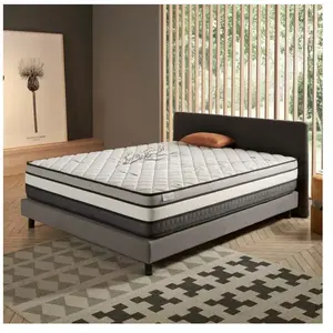 Cosmos Matelas Solar 160x200 cm - Très épais 30 cm - Mousse mémoire de forme HR, Blue Latex, Hypoallergénique - Face été/hiver - 7 Zones pas cher