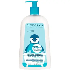 Bioderma ABCDerm Cold-Cream Crème Lavante Nourrissante Bébé Enfant 1L pas cher