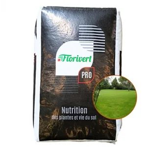 Engrais starter Flori ER 20-5-10 + 3 MgO + 1 Fe (3/4) 25kg, idéal relance printemps - Florivert NEG01810 pas cher