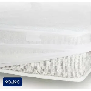 Protège-matelas - 90 x 190 cm x 25 xm - 100% Coton - 170 G/M2 - LOVELY...