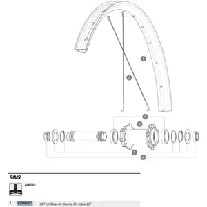 Mavic Jante Vtt Deemax Dhyw 29´´ pas cher