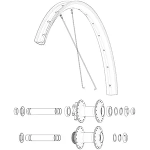 Mavic Jbent Spaken 16 Eenheden Zilver 293 mm pas cher