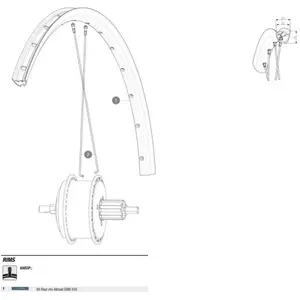 Mavic Jante Arrière Ebm X35 Mtb pas cher