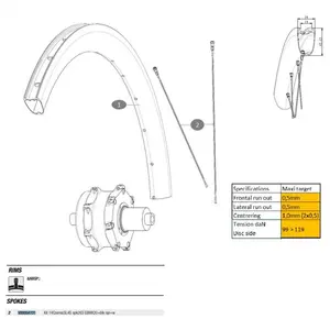 Mavic Rayons Cosmic Sl45 Ebm X20 14 Unités pas cher