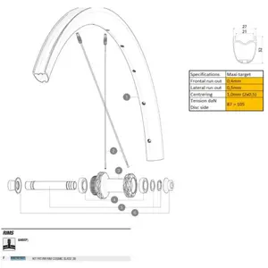 Mavic Jante De Vélo De Route Cosmic Slr32 26 pas cher