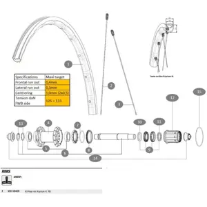 Mavic Jante Arrière Ksyrium Hooked Rb pas cher