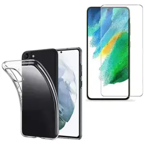 Coque de protection Transparente + Verre trempé pour Samsung Galaxy S2...
