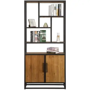 Etagère en bois de cèdre recyclé et métal - Raffi - Maison Pavane pas cher