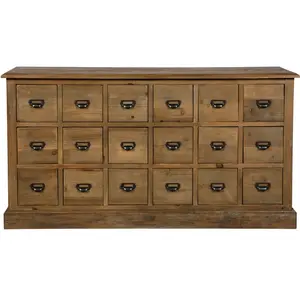 Buffet bas - RENDEZ VOUS DECO - Miramas - Bois - 18 tiroirsVendu parcdiscount