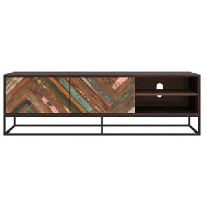 Meuble TV - RENDEZ VOUS DECO - Krabi - Bois recyclé - Porte(s) - Marro...Vendu parcdiscount