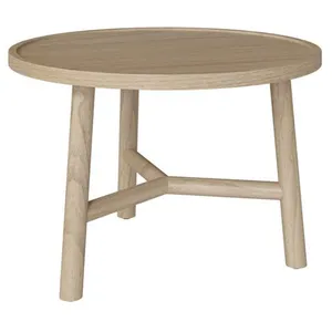 Table basse ronde en bois de mindi D60 cm - Paloma - Rendez-Vous Déco pas cher