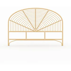 Tête de lit - RENDEZ VOUS DECO - Séléna en rotin - Beige - 160x110x4 cm - Style Scandinave Moderne pas cher