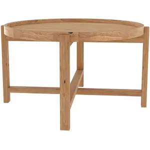 RENDEZ VOUS DECO Table basse Kouma 70 cm en bois de teck recyclé pas cher