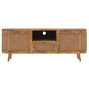 RENDEZ VOUS DECO Meuble TV Wendy 2 portes, 1 tiroir et 1 niche