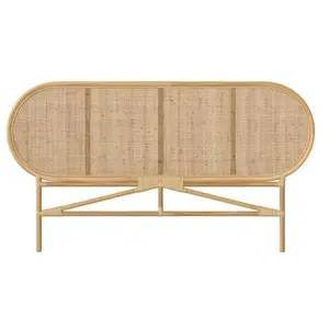 Tête de lit en rotin - RENDEZ VOUS DECO - Navahino - Blanc - Ethnique pas cher