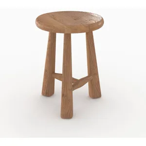Tabouret en bois dorme H42 - Toby - Rendez-Vous Déco pas cher