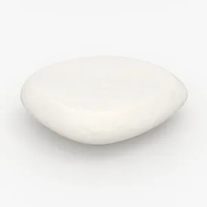 Table basse ovale en béton blanc 105 cm - Maui - Rendez-Vous Déco pas cher
