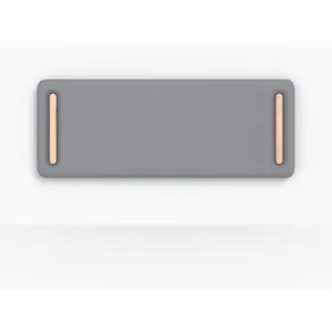Tête de lit en tissu gris 140 cm - Katia - Rendez-Vous Déco pas cher