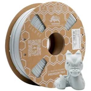 Filament PLA Premium Wanhao Gris 1kg 1.75mm pour imprimante 3D pas cher