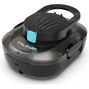 Robot Piscine Sans Fil Autonomie 80 Min, Double Moteur Puissant, Net... pas cher