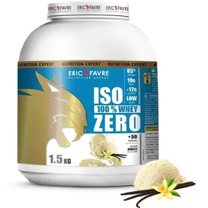 Eric Favre - Iso Zero 100% Whey Protéine - Proteines - Vanille - 1,5kgVendu parcdiscount