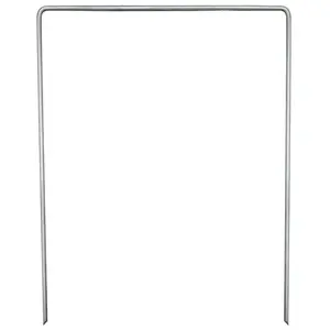 TERRE JARDIN Crochet toile de paillage - x10 - 25 cm - GrisVendu parcdiscount