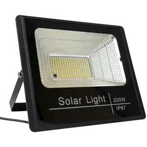 Comparateur de prix : Projecteur solaire LED d'extérieur avec panneau solaire 400 Lumens 200...