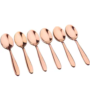 Comparateur de prix : Coffret 6 Petites Cuillères Kaja - Copper