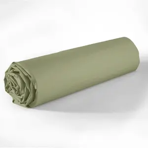 Drap Housse 180x200cm Bonnet 35cm 100% Coton 57fils Verveine pas cher